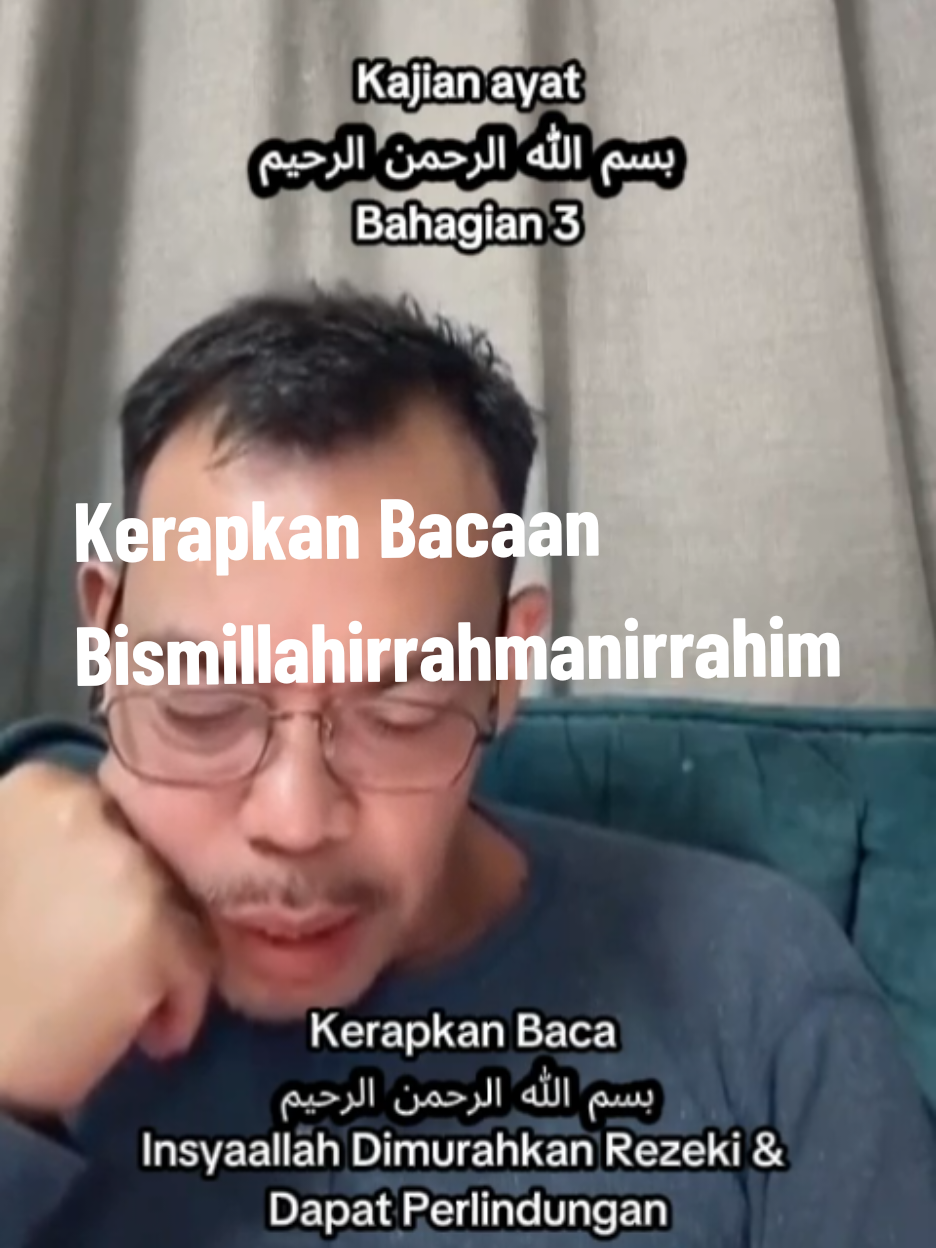Pengajaran dan Nasihat Ustaz Rosdi Kerapkan baca bismillahirrahmanirrahim dalam hidup.  Insyaallah dimurahkan rezeki dan mendapat perlindungan.  Keberkatan bermula dari tangan kanan.  #mdrosdihasan #nasihat #makrifatullah #fypシ゚ #foryou 