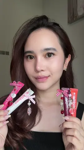 Newest lip serum! Ada 4 shades: berry, pink, peach, clear 🍓#g2glipserum #lipcharmserum 