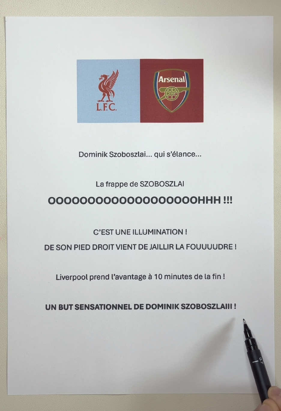 Dominik Szoboszlai offre la victoire à Liverpool #liverpoolfc #dominikszoboszlai #PremierLeague #francoismarchal #footballtiktok 