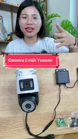 Camera Yoosee ngoài trời 2 mắt, hình ảnh sắc nét góc quan sát rộng, xoay 4 chiều đàm thoại 2 chiều, có thể theo dõi chuyển động, hàng nhập khẩu #hangxinhtuoi #yoosee 