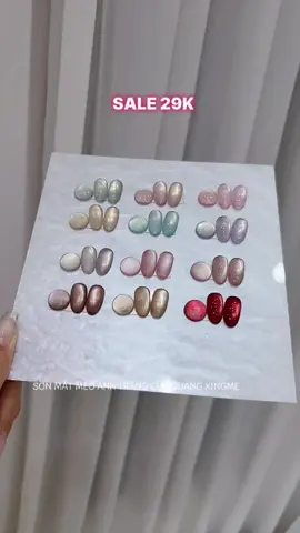 SƠN MẮT MÈO ÁNH TRĂNG CỰC QUANG XINGME #nail #xingme #sonmatmeo #thanhvynail #thanhvyedana 