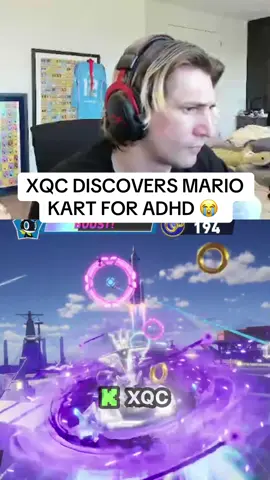 THIS GAME IS CRAZY 😭 #xqc #mariokart #sonicracing #gaming #fyp