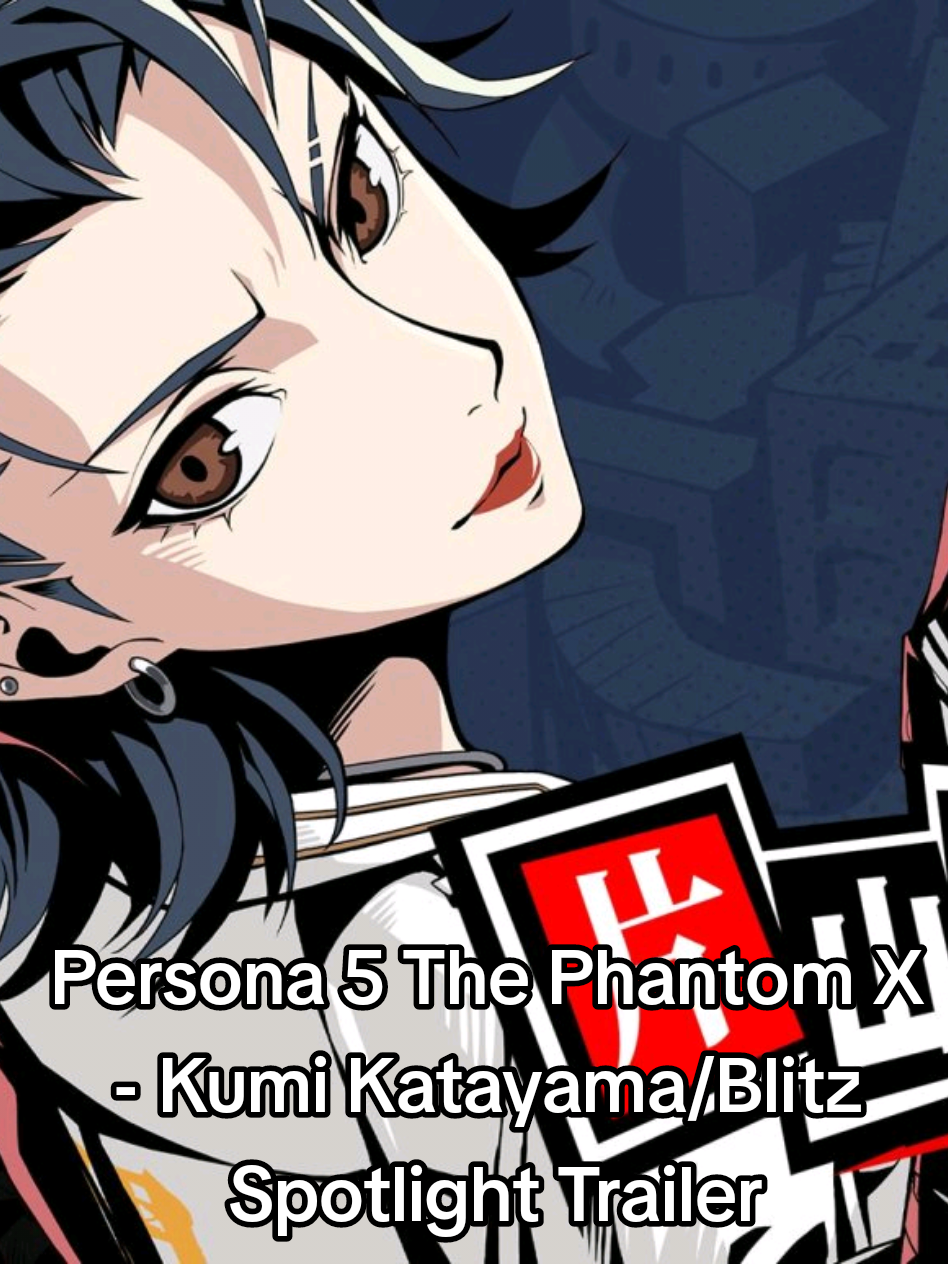 Persona 5 The Phantom X: Kumi Katayama/Blitz Spotlight Trailer Kumi è l'insegnate di matematica della 2-C, la classe del protagonista. Schietta nei modi, vuole comprendere i propri studenti in modo da essere solidale con loro. Nel metaverso, con codename Blitz e Persona II, Kiskil-lilla, è una attacker di tipo elettro. con capacità di debuff difesa nemica. Kumi arriverà con la 4.4.1, programmata, sul server cinese, il prossimo 4 Settembre. #atlus #persona #persona5thephantomx #blitz #trailer 