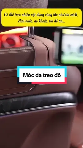 📌 Xe gọn gàng – sang trọng hơn chỉ với 1 chiếc móc treo da ✨ 👉 Treo túi xách, áo khoác, đồ ăn… cực tiện lợi 🚗💼 #phukienxehoi #moctreoda #caraccessories #tienich #sangtrong  
