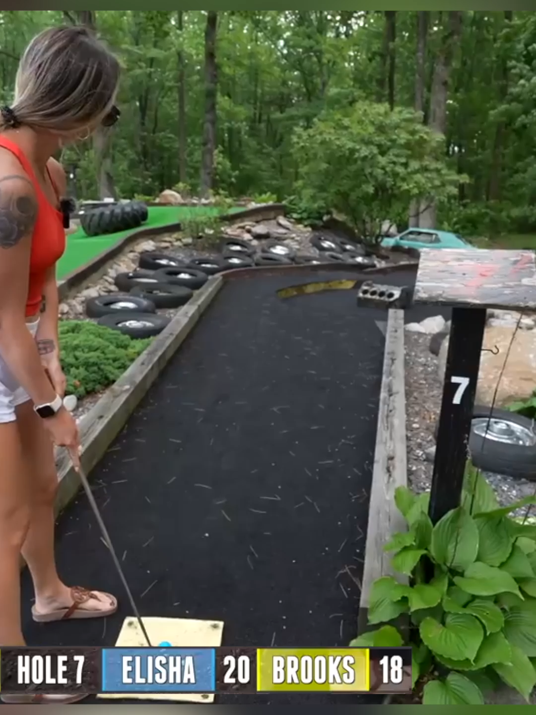 We've Never Seen a Mini Golf Course Like This! - Holes 7-9 #minigolf #puttputt #minigolfing #golf #golftiktok #puttputtgolf #golftok #golfer #challenge #tournament #foryoupage #fyp #trending