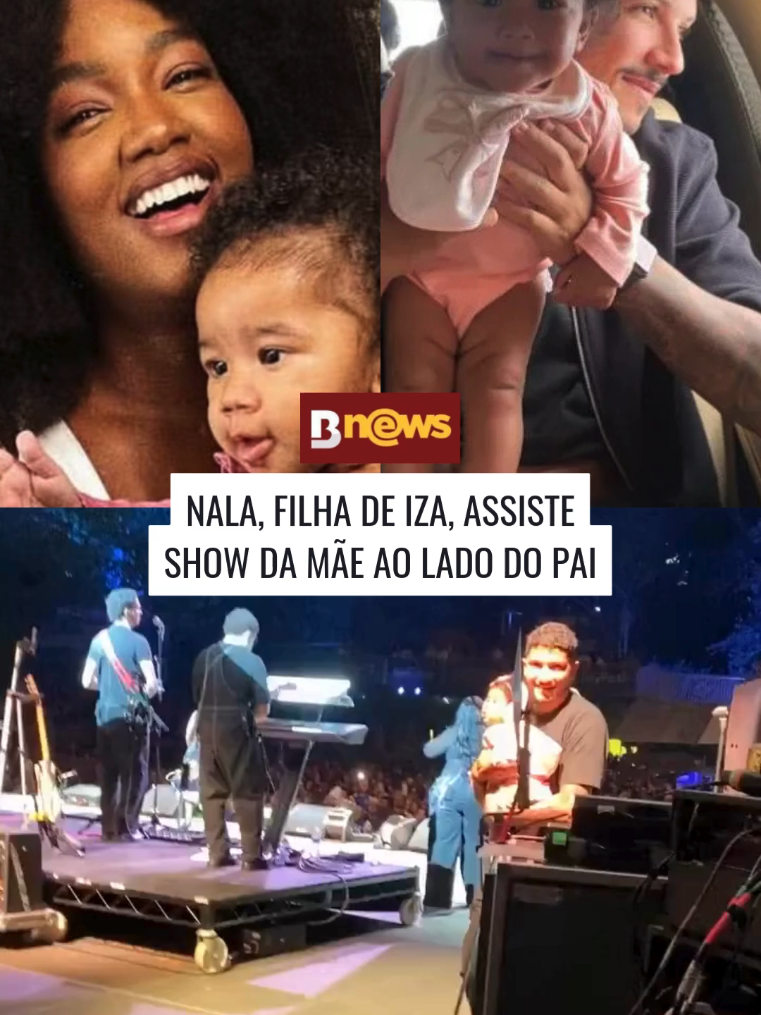 🥰 Nala, filha da cantora Iza, acompanhou a mãe no show ao lado do pai, Yuri Lima. A menina nasceu em 13 de outubro de 2024, no Rio de Janeiro, fruto do relacionamento da cantora com o jogador do Mirassol. O casal começou a namorar em janeiro de 2023, passou por uma separação temporária em julho de 2024, mas reatou e celebrou dois anos juntos em janeiro de 2025. #nala #iza #yurisantos