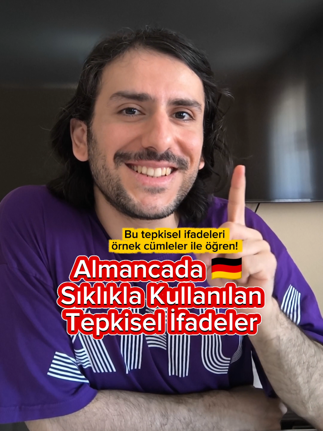 Almanların En Çok Kullandığı Tepkisel İfadeler – Ärger, Überraschung & Pech 😲💥🇩🇪 Almanca’da günlük hayatta insanlar kızgınlık, şaşkınlık veya şanssızlık karşısında bu ifadeleri kullanır! 😲💥 Bu videoda en yaygın Alman tepkisel ifadeleri ve cümle örnekleriyle öğreneceksiniz. 🎯 Not: Bu ifadeler arkadaşlar arasında veya günlük konuşmada doğal, ama resmi ortamda kullanmayın. --- Almanca Tepkisel İfadeler ve Örnekler: 1. Mann! Mann, das glaube ich nicht! → Ah be, buna inanamıyorum! 😳 2. Verdammt! Verdammt, ich habe den Bus verpasst! → Kahretsin, otobüsü kaçırdım! 🚌 3. Mist! Mist, mein Handy ist kaputt! → Tüh, telefonum bozuldu! 📱 4. Bist du verrückt? Bist du verrückt? Das ist gefährlich! → Sen deli misin? Bu tehlikeli! ⚠️ 5. Scheiße! Scheiße, ich habe meine Schlüssel zu Hause vergessen! → Kahretsin, anahtarlarımı evde unuttum! 🗝️ 6. Spinnst du? Spinnst du? Das ist falsch! → Delirdin mi? Bu yanlış! 😵 💬 Siz de en çok hangi ifadeyi kullanıyorsunuz? Yorumlarda paylaşın! #almancaöğreniyorum #german #almanca #deutschlernen #learngerman 