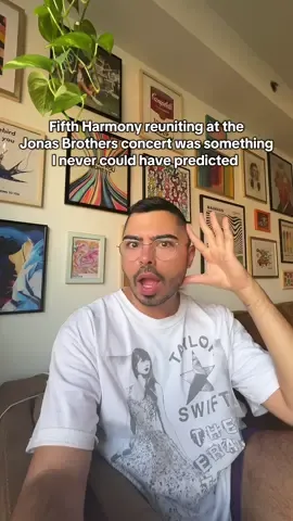 I couldn’t have bet money on the Jonas Brothers being the ones to reunite Fifth Harmony #fifthharmony #jonasbrothers 