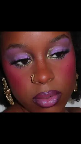 A lilac fantasy brought to life by  @Keisha’s blush look inspired by @Paintedbyesther 💜 #blushtrend #makeupinspo #blushblindness #funmakeup #glam 