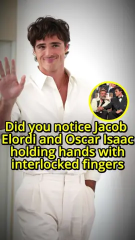 Did you notice Jacob Elordi and Oscar Isaac holding hands with interlocked fingers Nobody realized that this simple detail exposed the hidden truth about their real relationship!#celebrity #jacobelordi #oscarlsaac #fpy #frankenstein 