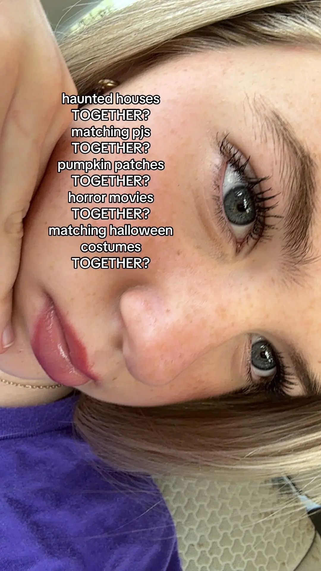 don’t have to tell me twice😛 #fyp #fall #halloween #october #snowbunny 