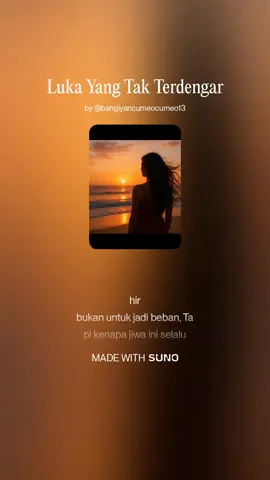 Luka yang tidak didengar luahan sahabatku @piscesmareto1  judul • luka yang tak didengar  lirik  • piscesmaret01 Dibuat ole • Suno ai #SyairHidup  #MusikHati  #LaguSedih  #rap  #CeritaHati 