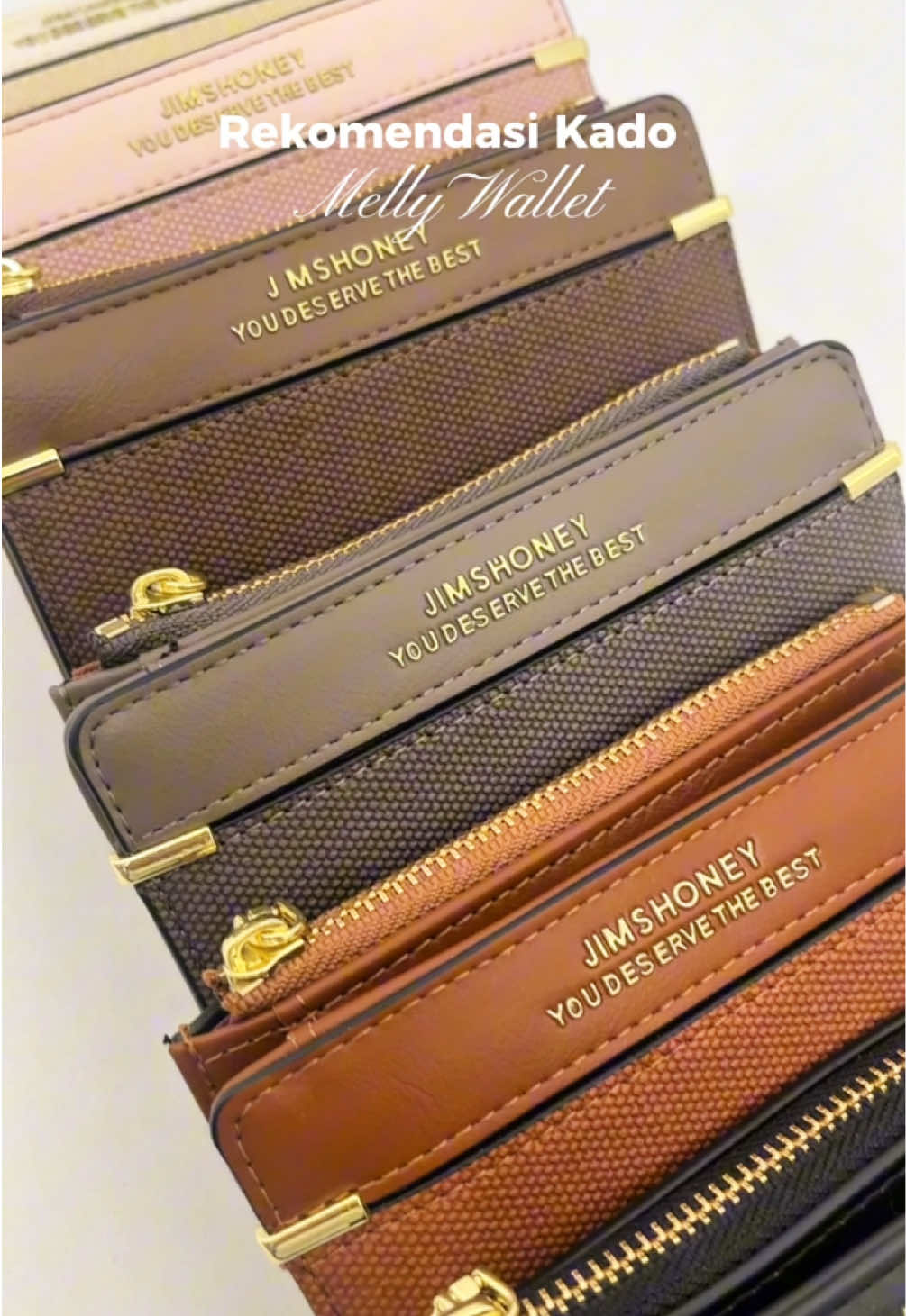 Rekomendasi ide kado dompet simple dan pastinya murah meriah😍 #GajianSale #PromoGuncang99 #WIBGAJIAN #jimshoney #mellywallet