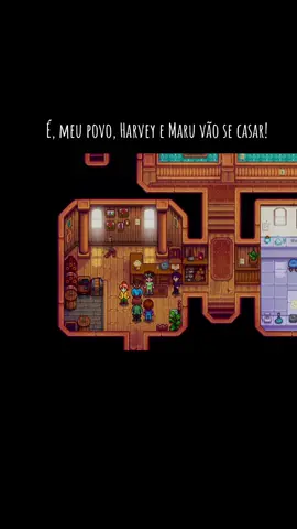 Harvey e Maru anunciando que vão se casar! #stardewvalley #stardewvalleymods #nexusmods #gamepixel #pixelart 