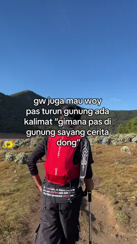 menolag😭#pendaki #pendakiindonesia #pendakigunung #gununggede #mtgede 