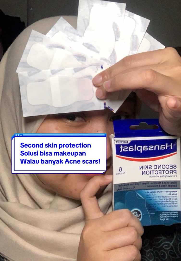 Plester buat ngebantu penyembuhan luka lebih cepat, melindungi dari bakteri dan kotoran! Plester hidrokoloid dari Hansaplast Second Skin Protection, yang aman banget di pakai di muka!! Solusi irit dan hack bir cepet sembuh scars dimuka, buktiin sendiri deh!✨🤯 @hansaplast_id  #secondskin #healfasterlikesecondskin #tenangbawahansaplast #sspbeauty #creatorsearchinsights 