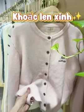 Một chiếc Cardigan dệt kim thêu mèo xinh xỉu #khoaclen #khoaclencadigan #khoacnu #aolen #aothudong #thoitrang #xh