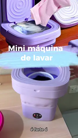 Olha essa mini máquina que achei aqui no TikTok shop 😍 #minimaquinadelavar #minimaquina 