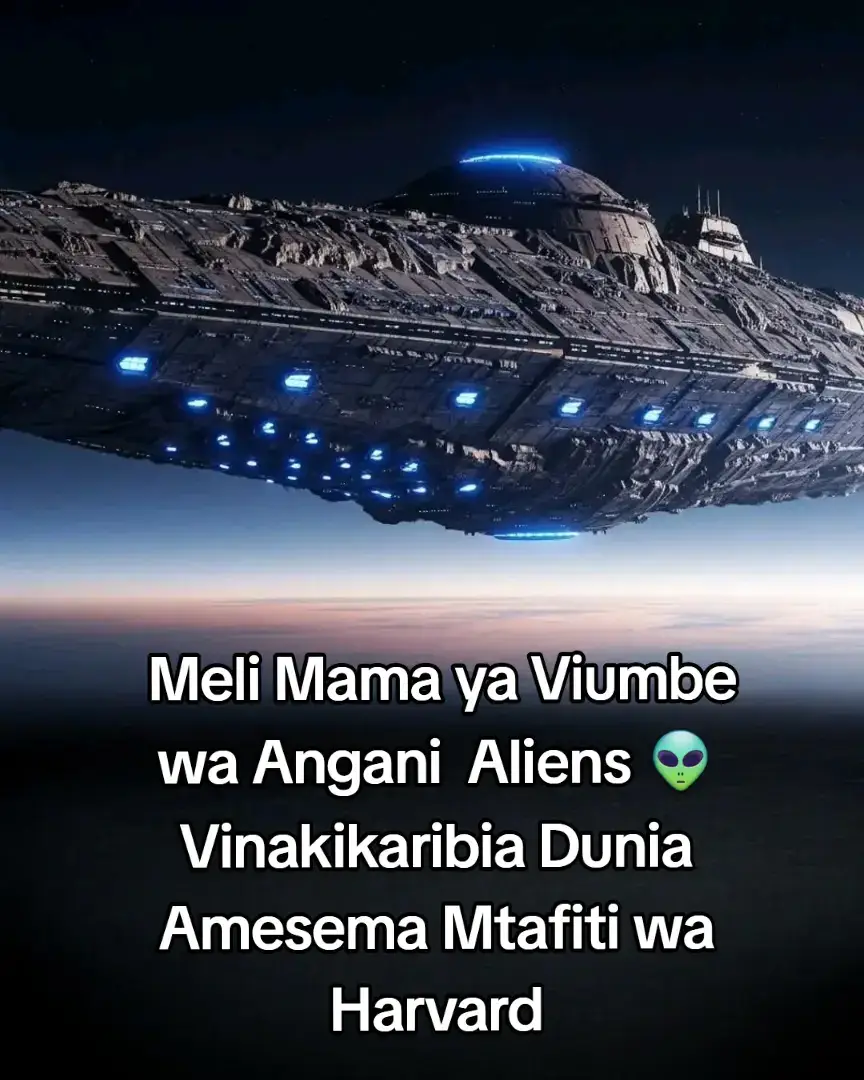 Wazo la kukutana na viumbe wa angani limekuwa likivutia fikra za binadamu daima, lakini sasa mwanasayansi kutoka Harvard ametoa onyo la kutisha. Kwa mujibu wa madai yake, kitu cha ajabu kinachokuja kuelekea Duniani huenda kisiwe kipande cha takataka za anga, bali kitu kilichoendelea zaidi—labda meli mama ya viumbe wa angani. Kauli hii jasiri imekuja baada ya watafiti kugundua mienendo isiyo ya kawaida kutoka kwa vitu vya anga vya kati ya nyota ambavyo havilingani na mifumo ya kiasili tunavyojua. Tofauti na asteroidi au kometi ambazo hufuata njia zinazojulikana, kitu hiki kinaonekana kusogea kwa mwelekeo wa ajabu na kasi isiyoelezeka. Uso wake unaoakisi mwanga na mwendo wake wa ajabu vinazidisha kitendawili. Ingawa sehemu kubwa ya jamii ya wanasayansi inasisitiza kuwa makini kabla ya kufikia hitimisho, wazo la muundo wenye akili tayari limevutia umakini wa dunia nzima. Neno “uhasama” ndilo linalofanya onyo hili lionekane la kutisha zaidi. Ikiwa ustaarabu wa kigeni una teknolojia ya kutuma meli mama kuvuka anga za kati ya nyota, basi ungezidi uwezo tulio nao sasa kwa mbali sana. Wanasayansi wanasema hakuna tishio lililothibitishwa kwa sasa, lakini uwezekano huo unaibua maswali muhimu kuhusu jinsi binadamu wanavyopaswa kujiandaa kwa uwezekano wa kuwasiliana na akili zisizo za kibinadamu. Umma umepokea habari hii kwa mchanganyiko wa msisimko, hofu, na hamu ya kujua zaidi. Mitandao ya kijamii imefurika na nadharia, huku mashirika ya anga yakifuatilia kimya kimya njia ya kitu hicho. Hata kama baadaye kitagundulika kuwa tukio la kiasili lisilo la kawaida, matukio haya yanaonyesha jinsi ambavyo bado tuna uelewa mdogo kuhusu wageni kutoka anga za mbali. Kwa sasa, kitu hiki cha ajabu kinabaki kama onyo na pia ukumbusho. Kiwe na uhasama, kiwe hakina madhara, au kimetafsiriwa vibaya, kinatulazimisha kukabiliana na uwezekano kwamba pengine hatuko peke yetu. Huenda ulimwengu ukatupa majibu ambayo hatuko tayari kuyasikia. Unataka nitengenezee hii habari kwa mtindo wa habari fupi ya dakika 1 ya kusoma kwenye video kama ulivyokuwa ukiomba mara nyingi? #AlienMothership #BreakingNews  #ScienceNews #UFO #SpaceMystery 