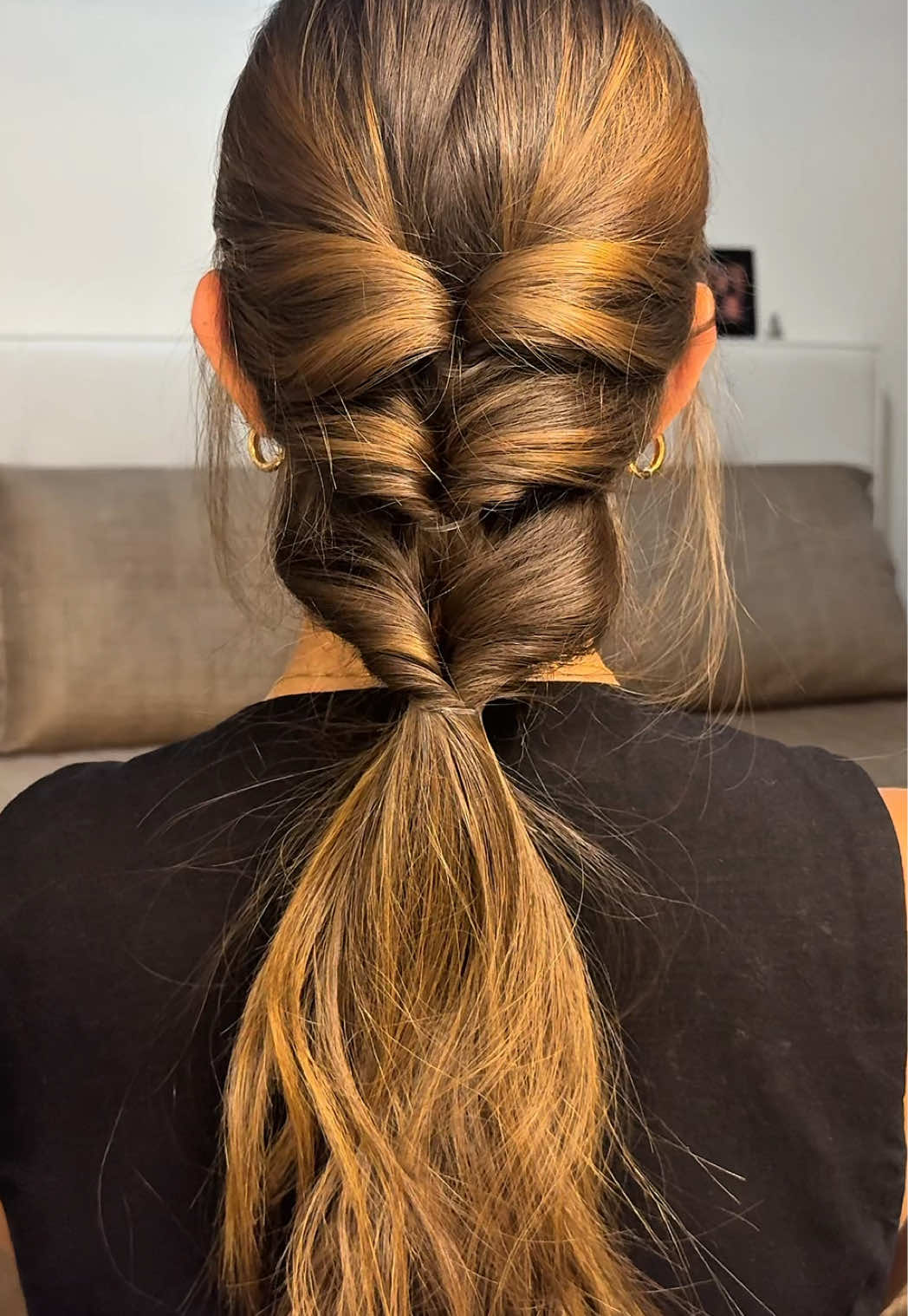 penteado simples e lindo >  #penteadosfaceis #penteado #hairtutorial #hairstyle 