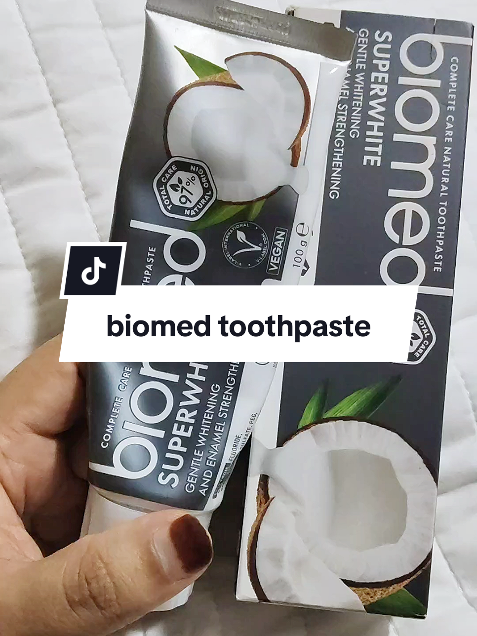 kalau korang suka benda natural + vegan friendly, ni memang sesuai tryy 🦷✨ #biomed #ubatgigi #naturalingredients #veganfriendly #foryou