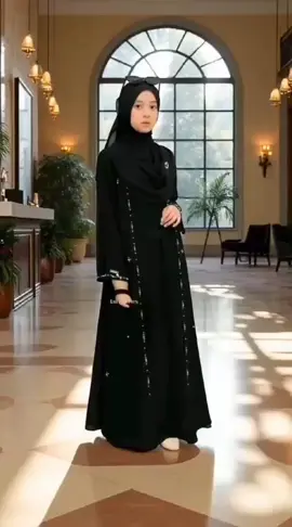 Abaya yurika kids dress/gamis anak perempuan remaja tanggung muslimah cantik dan anggun Usia 5 sampai 13 Tahun baju ceruty muda Mewah Hitam Setelan Panjang #abaya #gamisanakperempuan #gamismewah #trending #fyp 