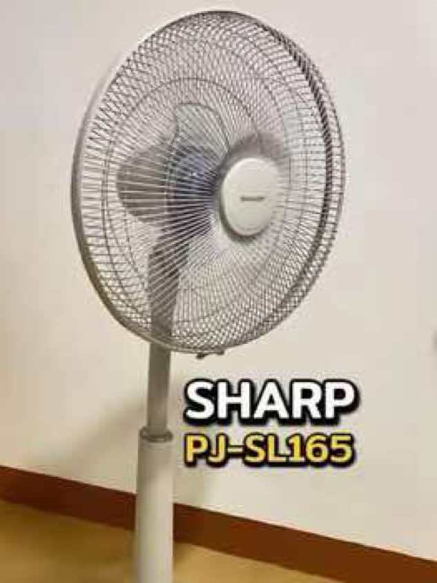 พัดลม SHARP PJ-SL165 ปรับความสูงได้ ขนาด 16 นิ้ว #พัดลม16นิ้วปรับระดับได้ #พัดลมsharp #sharp #พัดลมตั้งพื้น 