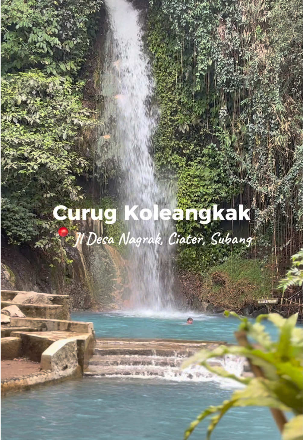 Jalan jalan murah lagi nih kali ini ke daerah #subangjawabarat #curugkoleangkak #exploresubang #wisatasubang #fyp 