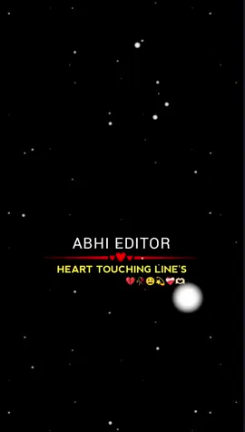 TRUE LINE'S 💔🥀😭💫 . . . . #abhi_edit0r_007  . . . #fypシ゚ #foryou #copyright #trending 