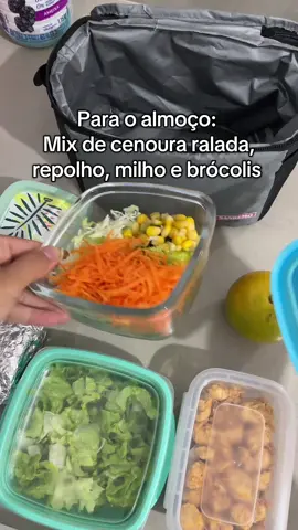 Almoço 1/30 - Intensivão de setembro #almoco #marmita #salada #molhosalada #reeducaçãoalimentar 