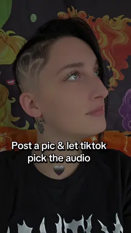 Post a pic & let tiktok pick the audio trend, & this audio is literally on point 🖤 #tiktokpickthesong #selfie #fyp #trendalert #viralvibes 