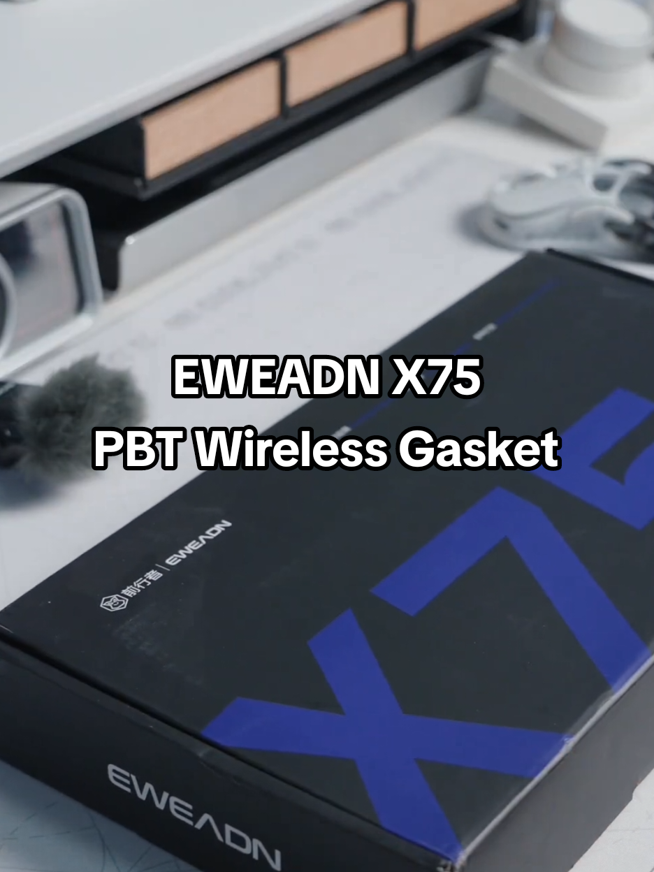 EWEADN X75 PBT Wireless Gasket Hotswap 75% Mechanical Keyboard #eweadnx75 #keyboardeweadn #wirelessgasket #mechanicalkeyboard #creatorsearchinsights 
