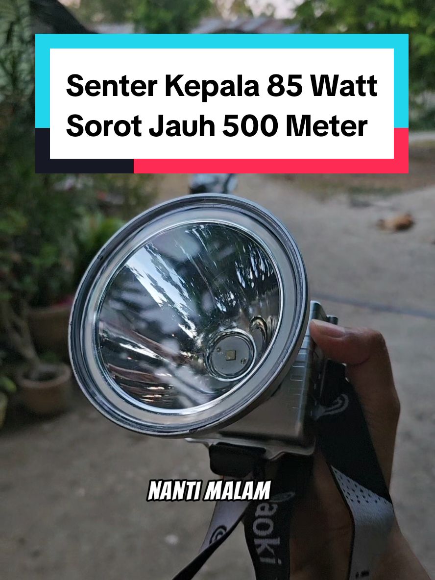 senter kepala profesional aoki 85 Watt super terang anti air bisa sorot jauh 500 meter #senterkepala #senterled #sentersuperterang 