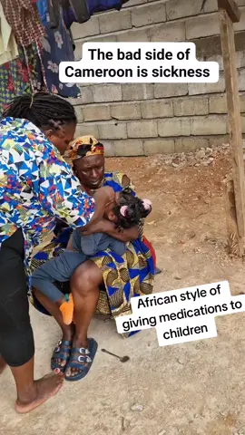 African style of giving medications to children  #everyone #viralvideo #fun #familytime #holidays 