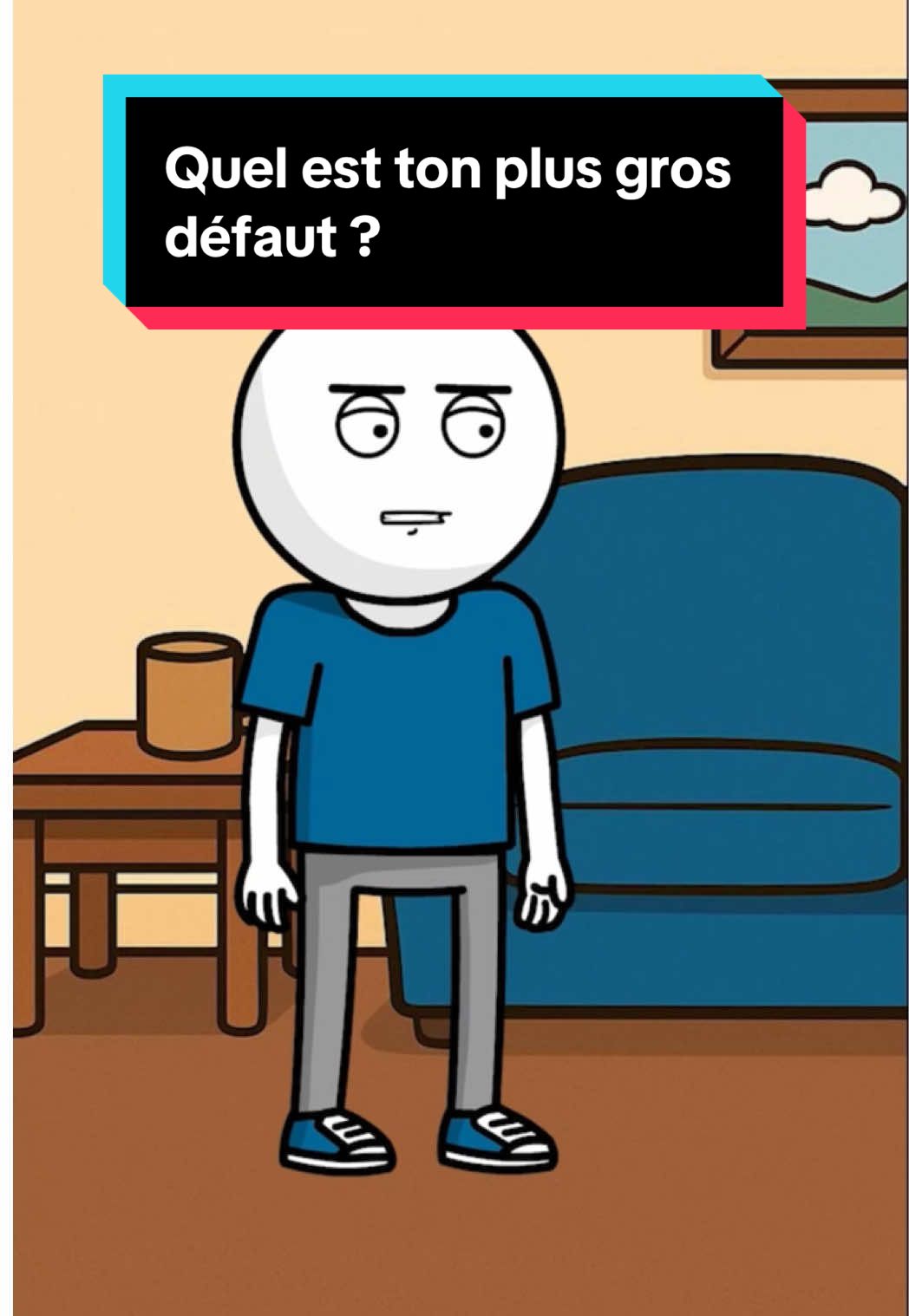 Quel est ton plus gros défaut ? Audio : @Ton pote Gillian #animation #drole #comedyvideo #drole 