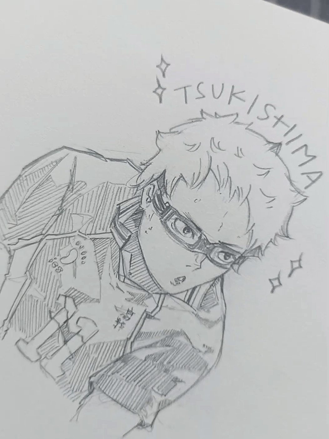 #tsukishima ? what's on your face? #beauty #haikyuu #fyp #fanart 