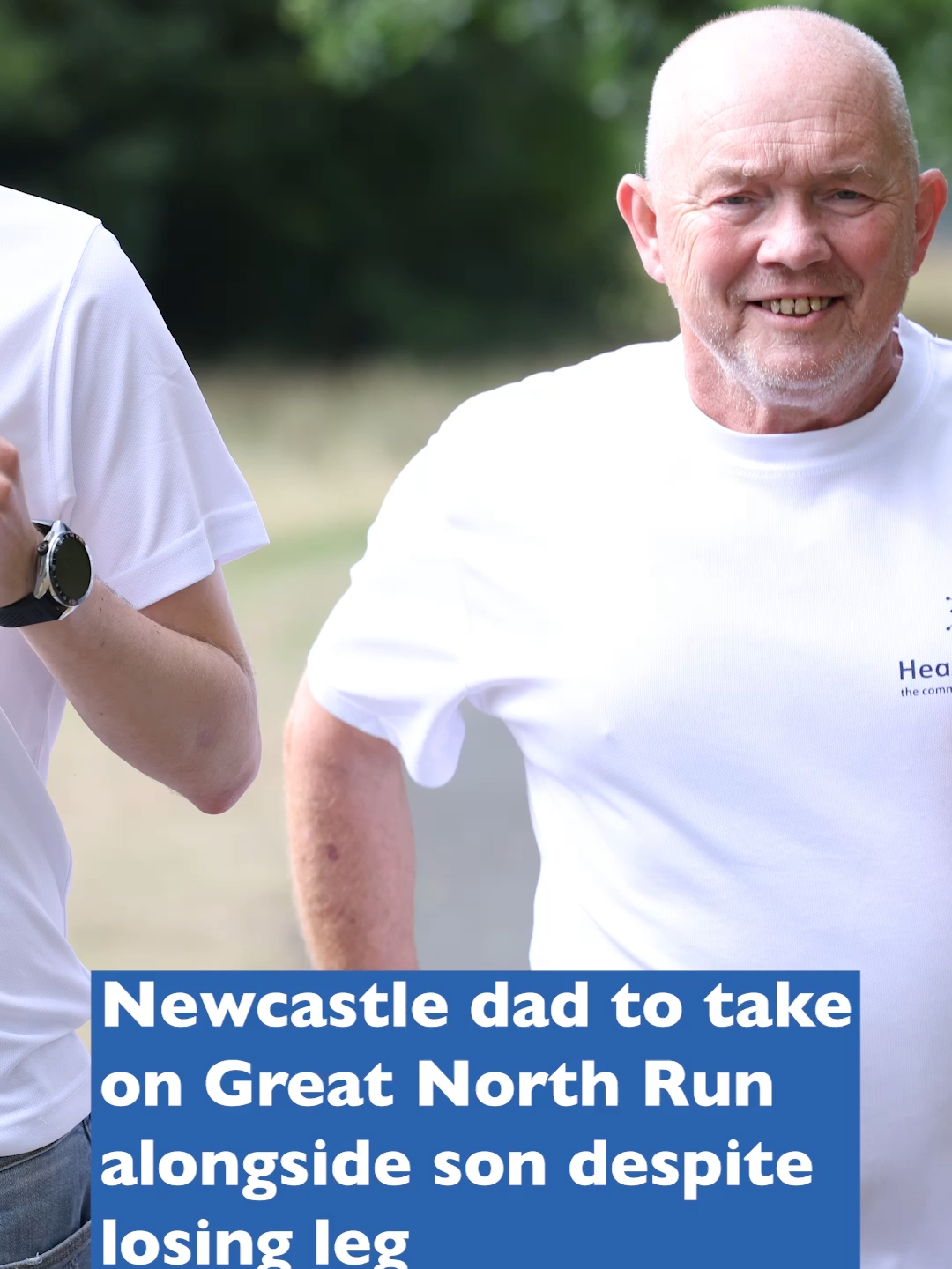 Newcastle dad to take on Great North Run alongside son despite losing leg #newcastleupontyne #greatnorthrun #newcastle