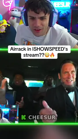 Airrack in ISHOWSPEED’s stream??😳🔥 #ishowspeed #fyp #airrack 