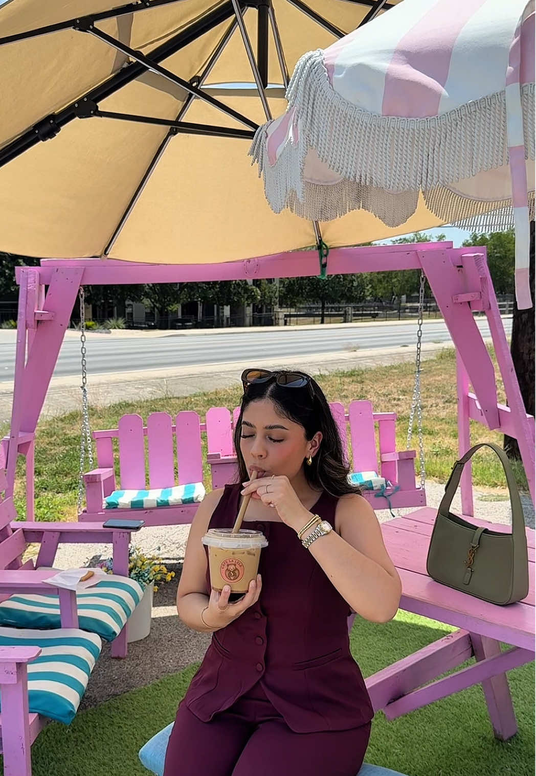 el tamaño adecuado de pumkpin spice 🤭  @Cafe La LeLe  #cafelalele #foryou #sanantonio #satx #Foodie 