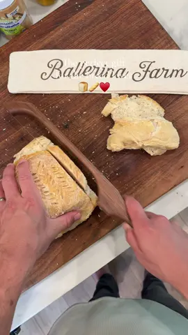 This bread bow knife is perfect for sourdough lovers and beyond!  Works amazing, super high quality and would be an amazing gift #bread #breadknife #sourdough #sourdoughbread #tiktokshopfinds