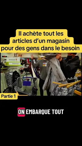 Partie 1  Il achète tous les articles d’un magasin pour des gens dans le besoin  #mrbeast #youtubers #magasin #fyp #pourtoi 