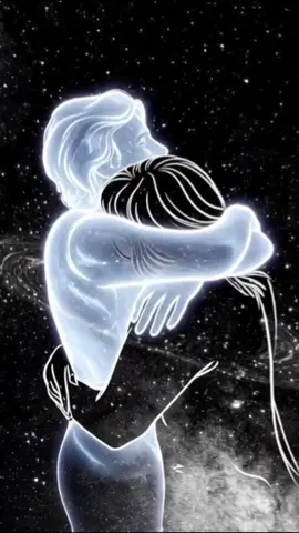 Hugging the galaxy. Releiving stress. Dealing with life when it feels hard. A Man and Woman embrace under the stars. #hugging #galaxy #hug #Love #universe 