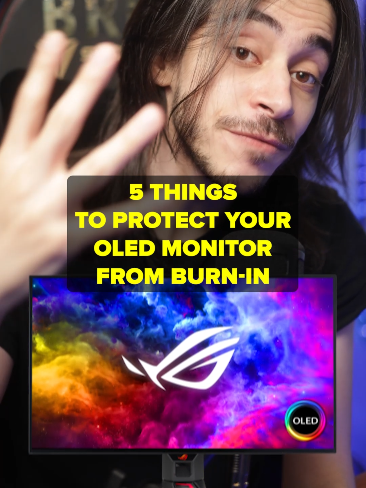 5 Tips To Protect Your Monitor From Burn-In - OLED Care #techtok #pcgaming #howto #gamingmonitors #oled