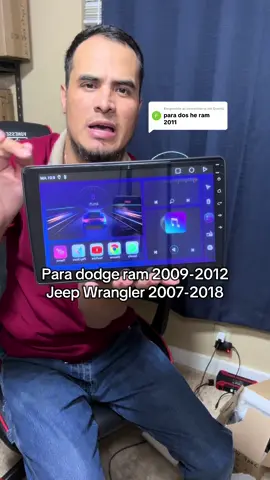 Respuesta a @Gucho estéreo para tu Dodge ram y jeep wrangler#dodge#ram#stereo