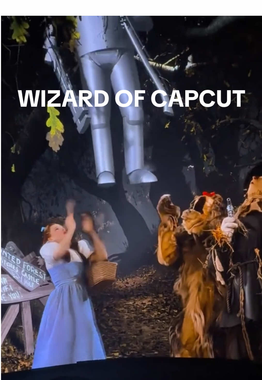 #stitch with @The Oz Vlog why does he look like that 😭 #wizardofoz #spherelasvegas #capcut 