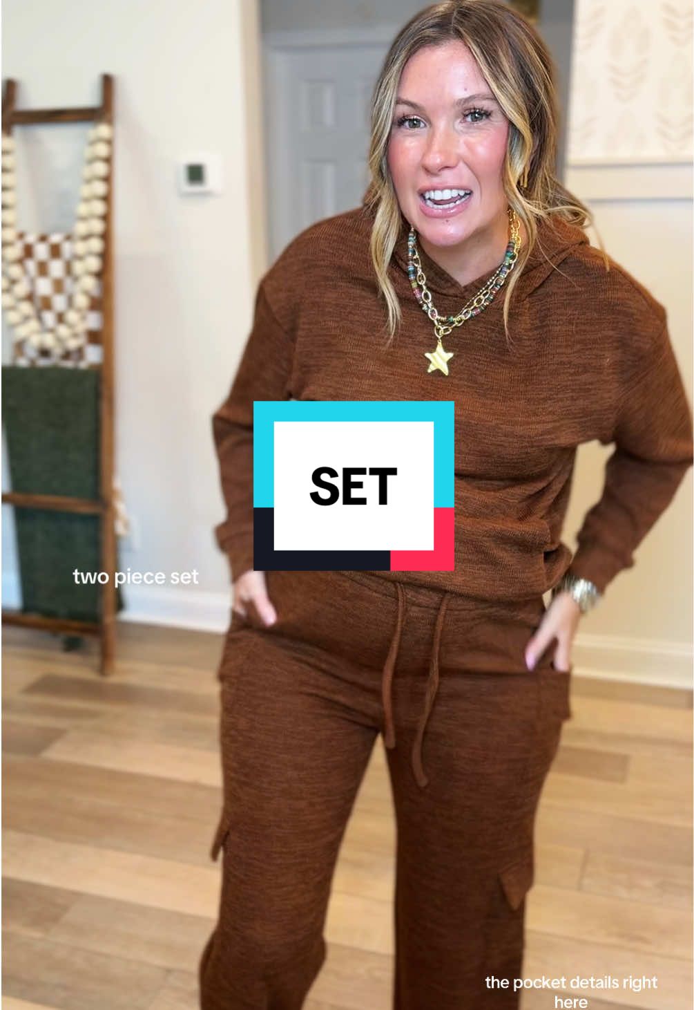 Cutest set! #falldealsforyou #tiktokshoplabordaysale #fallfreshness #fyp #twopieceset 