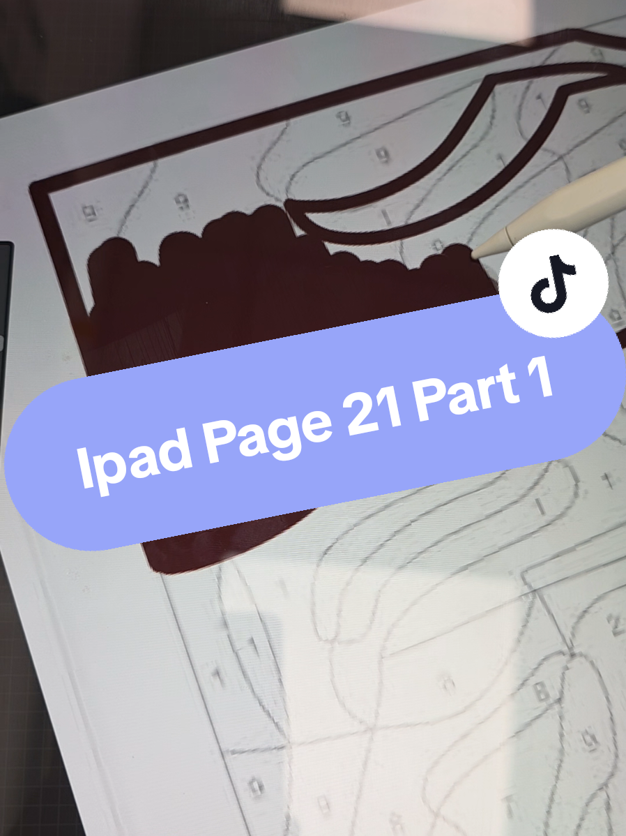 Ipad page 21 Part 1 #colourtok #colouring #disneycoloringbook #disneymisterycolouringbook #procreate 