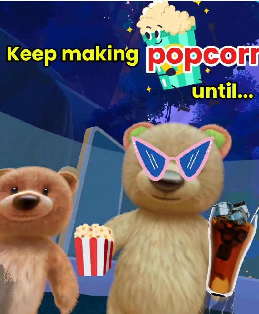 Keep making popcorn until… #BearlyEscape #clawmachine #tournament #vrgaming #metaquest #funny 