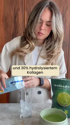 Kollagen separat kaufen ist Geschichte! keine extra Kosten, keine Klumpen🥹 #matcha #matchakollagen #switzerland #matchalover #matchatok  