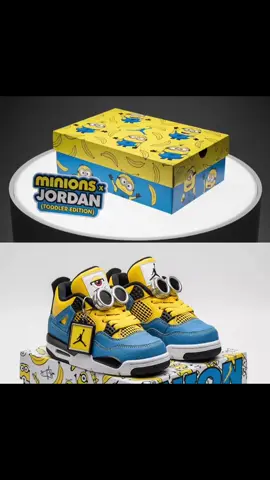 These Minions x Jordan 4s (Toddler Edition) are all about fun, color, and style 👟💛💙 Perfect for little sneakerheads. You can grab these or design your own custom pair through my website linked in my bio! #jordans #jordansneakers #toddlersneakers #sneakerhead #jordan4 